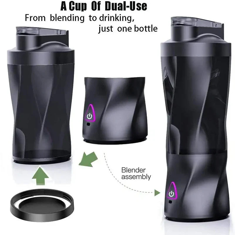 Portable Electric Juicer Blender 700ml | USB Rechargeable 6-Blade