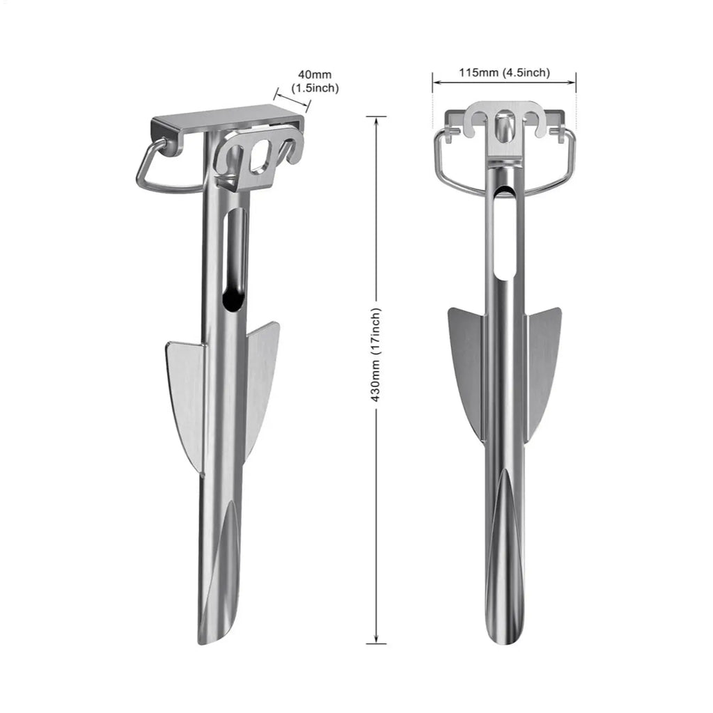 Stainless Steel Kayak & Paddleboard Anchor – Rustproof Beach Anchor