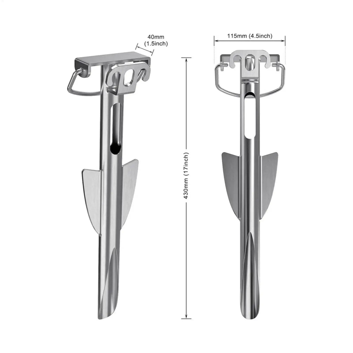 Stainless Steel Kayak & Paddleboard Anchor – Rustproof Beach Anchor