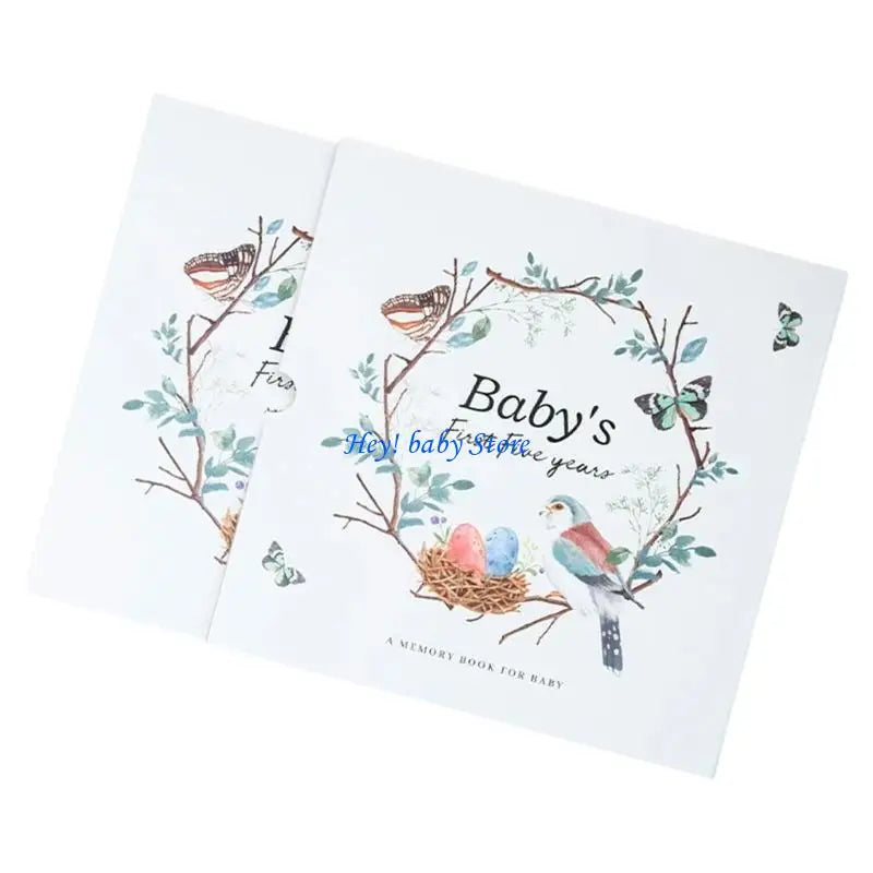 Baby Memory Book – Milestone Journal, Scrapbook & Photo Album