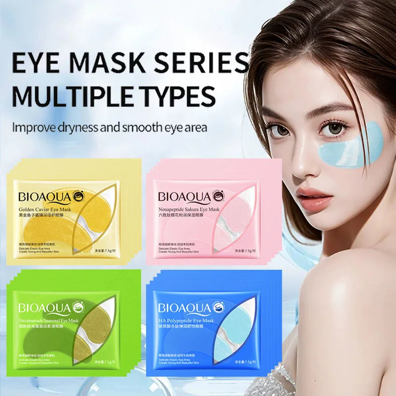 BIOAQUA Golden Caviar Eye Mask – 10 Pairs Hydrating Patches