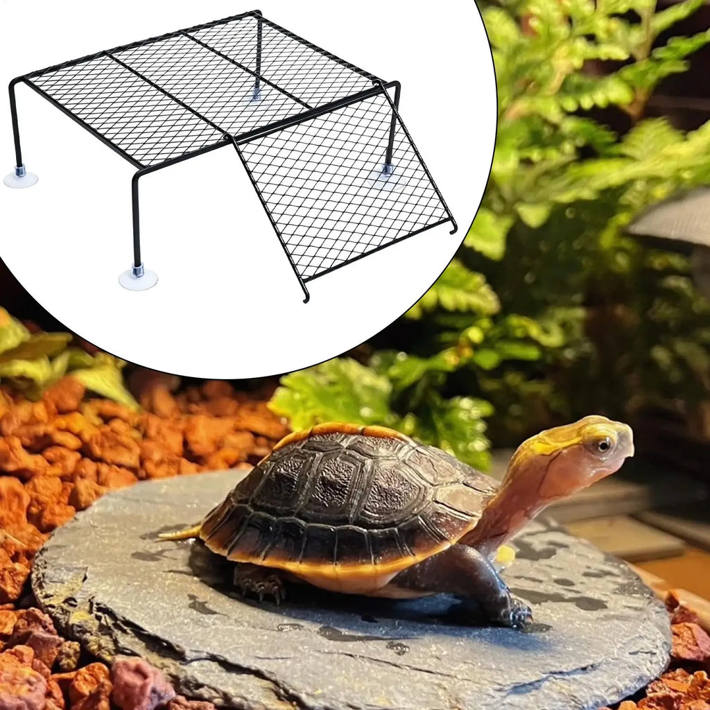 Turtle Basking Dock with Suction Cup | Aquarium Ramp Platform