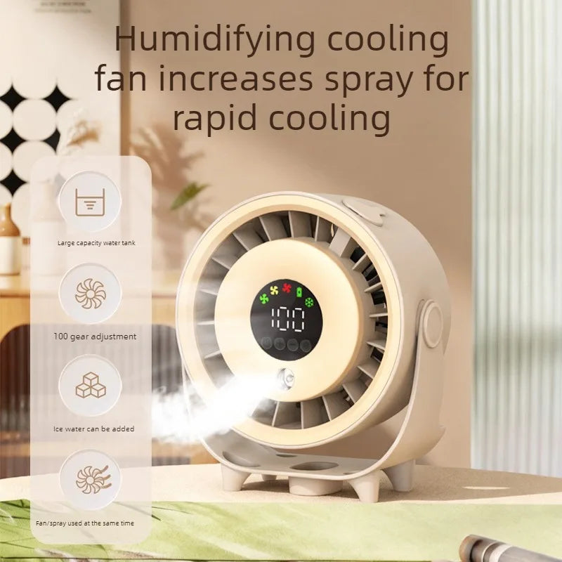 USB Desktop Spray Misting Fan – Wall Mount & Tabletop