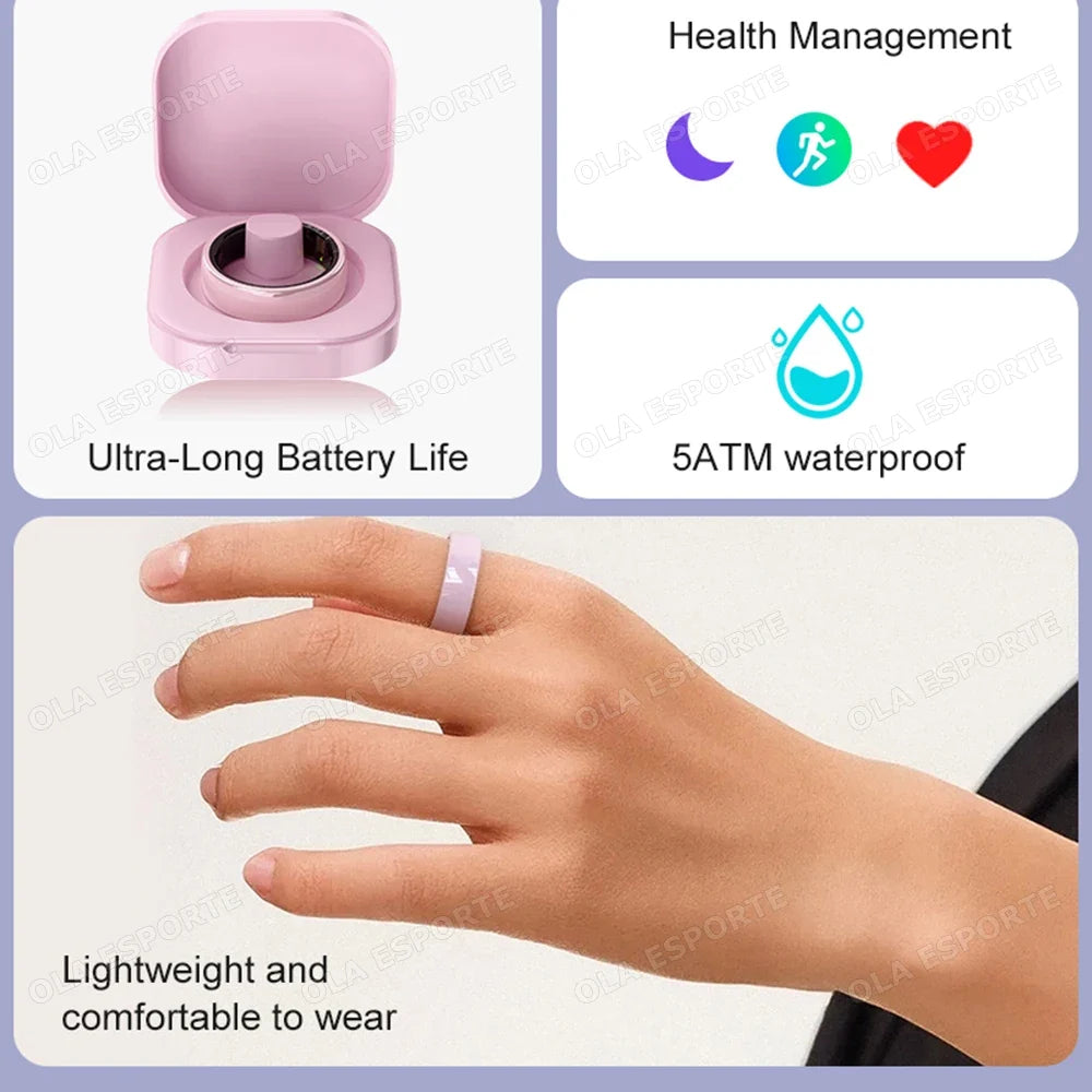 Ola Esporte Smart Ring – Heart Rate, Sleep & Stress Monitor