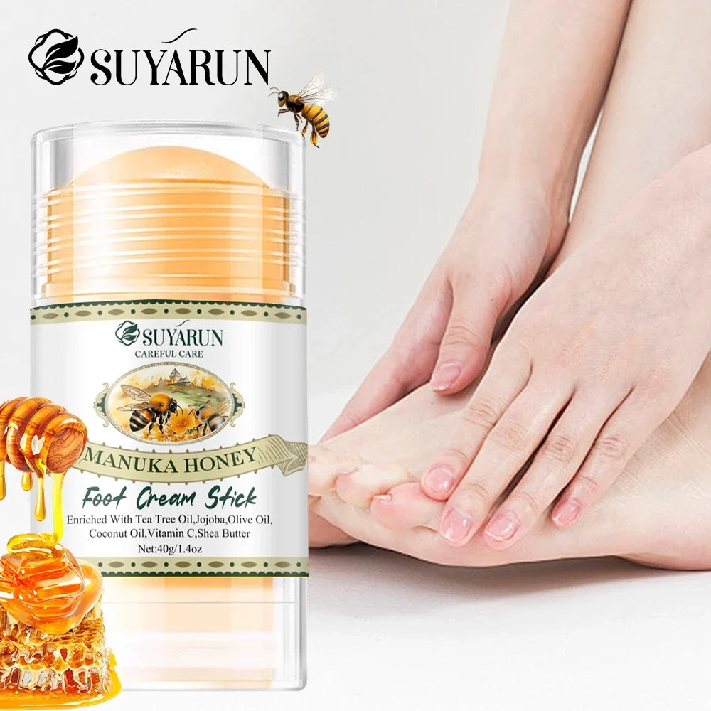 SUYARUN Honey Face & Foot Cream Stick for Dry Rough Skin