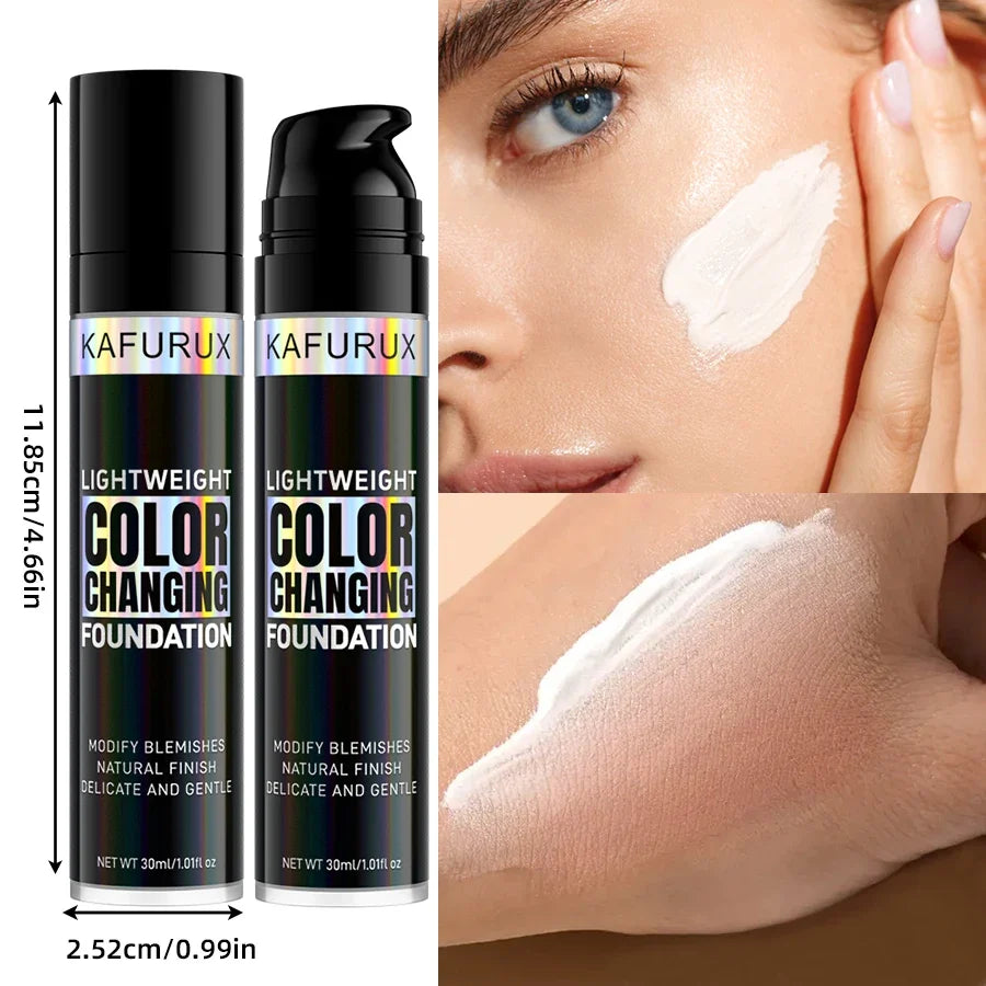 KAFURUX Color-Adapting Liquid Foundation | Matte & Hydrating