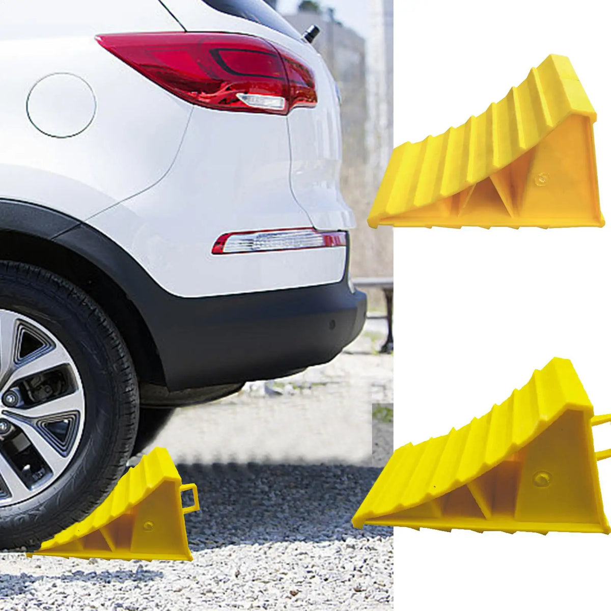 Portable Car Wheel Chock – Anti-Slip Tire Stop Block