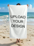 Custom Photo Beach Towel – Personalized Quick-Dry Gift