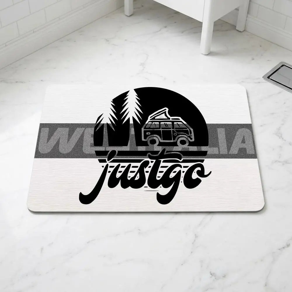 Diatomite Bath Mat – Quick Dry, Non-Slip & Absorbent