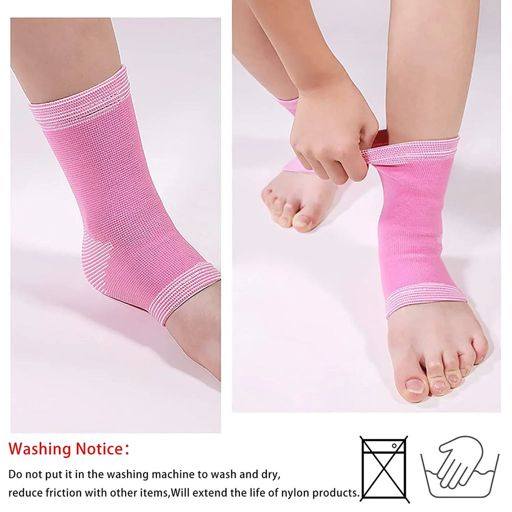 Kids Ankle Compression Sleeves – Foot Arch Support, 1 Pair