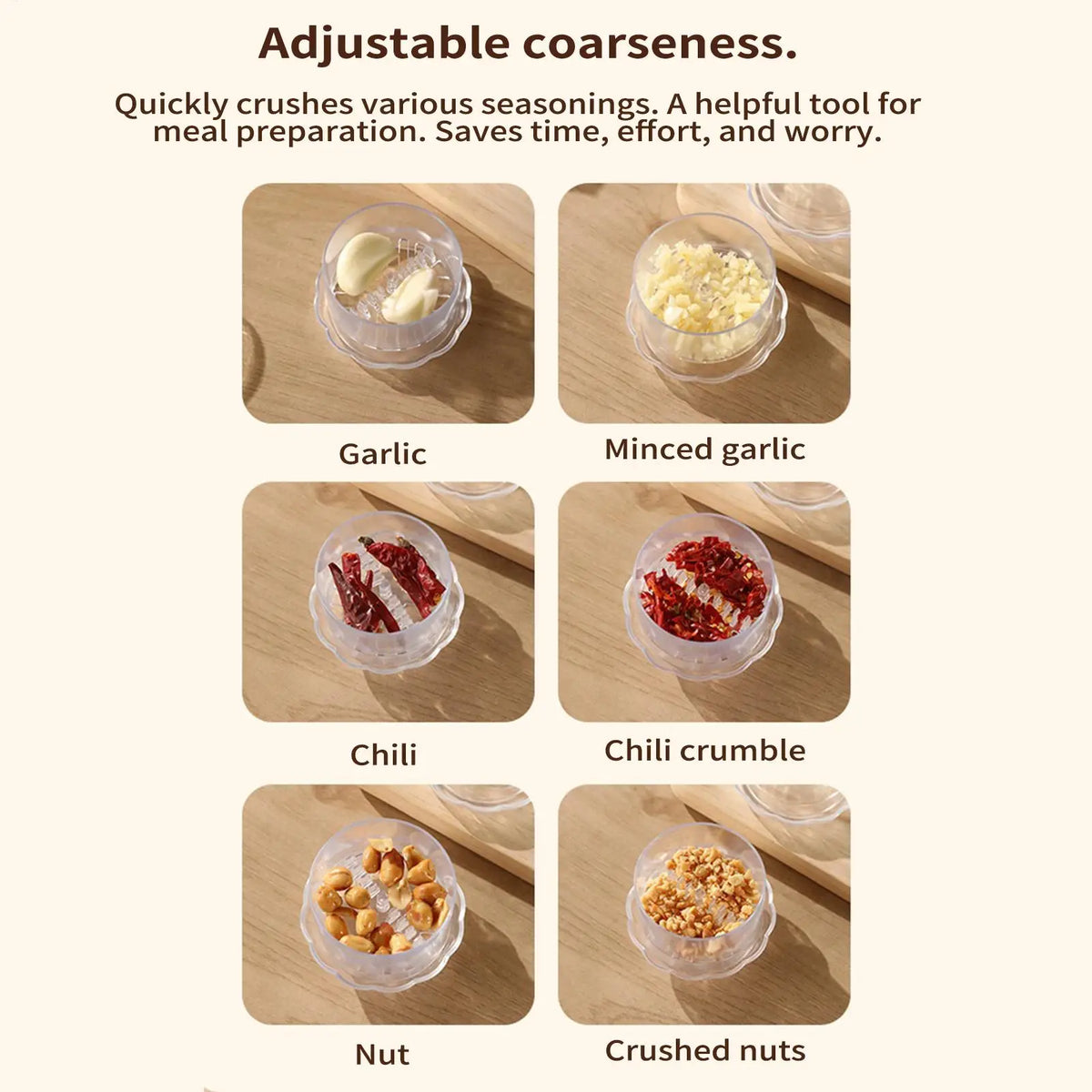 Manual Garlic Twister Grinder – Mincer for Garlic, Ginger & Chili