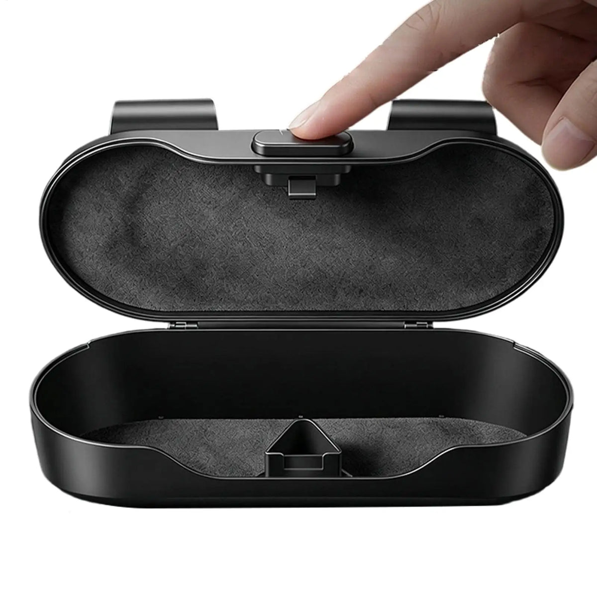 Car Visor Sunglasses Holder & Eyeglass Storage Case