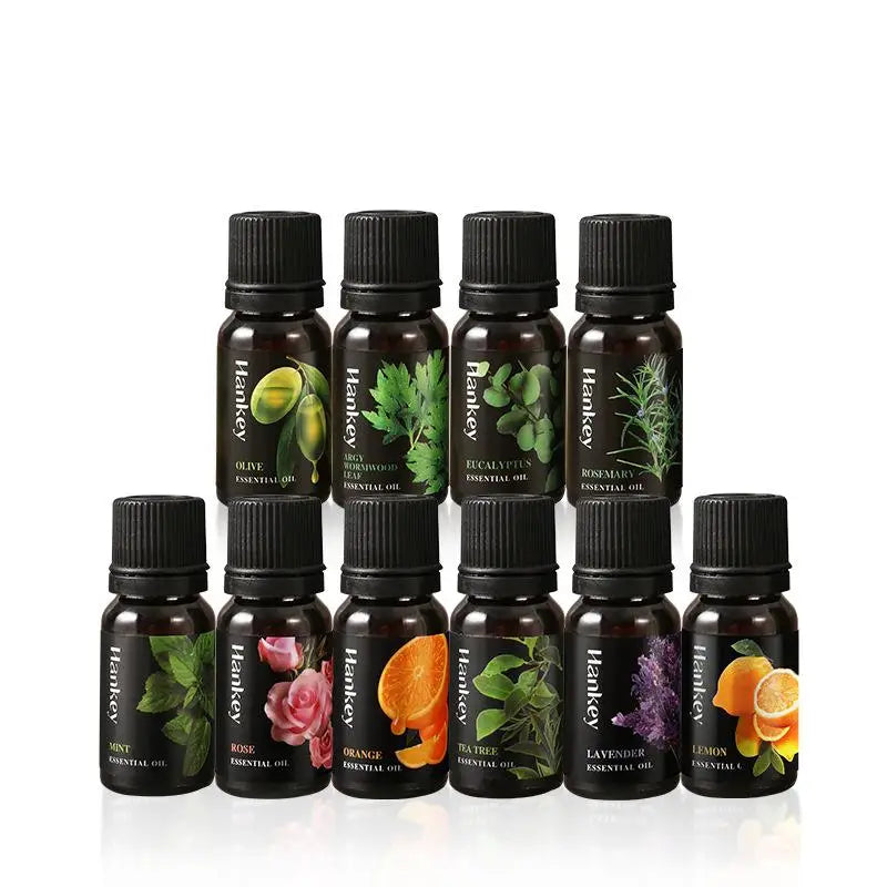 10ml Natural Plant Essential Oil – Lavender, Rose, Eucalyptus & More