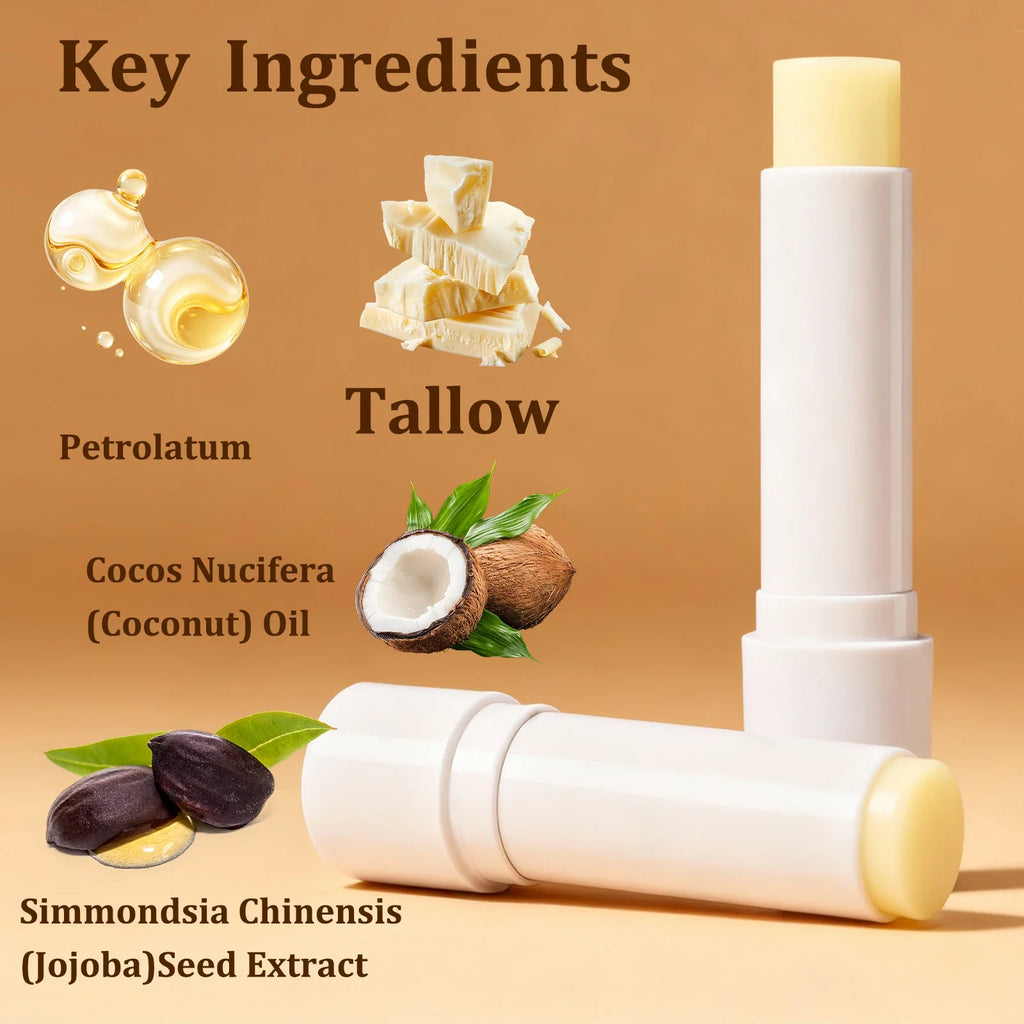 YURHERSU Coconut Oil Lip Balm – Natural Hydration & Moisture