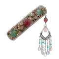 Chinese Beaded Fringe Hair Clip | Wedding & Daily Barrette
