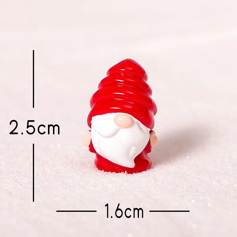 Cute Red Dwarf Gnome Figurine | Mini Garden Landscape Ornament
