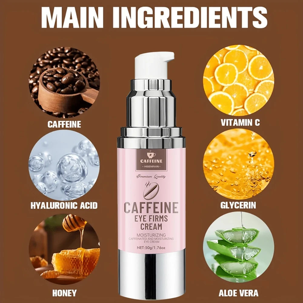 HISENRAIN Caffeine Under Eye Cream – Firm, Lift & Brighten 50g