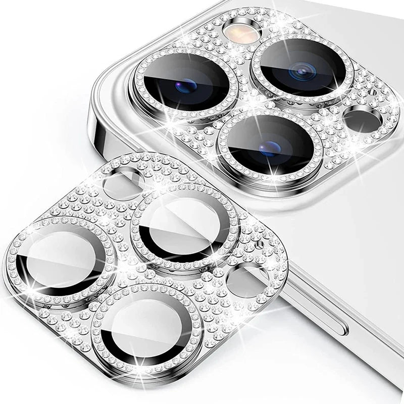 Diamond-encrusted Integrated Lens Film iPhone15 16 Promax Accessories