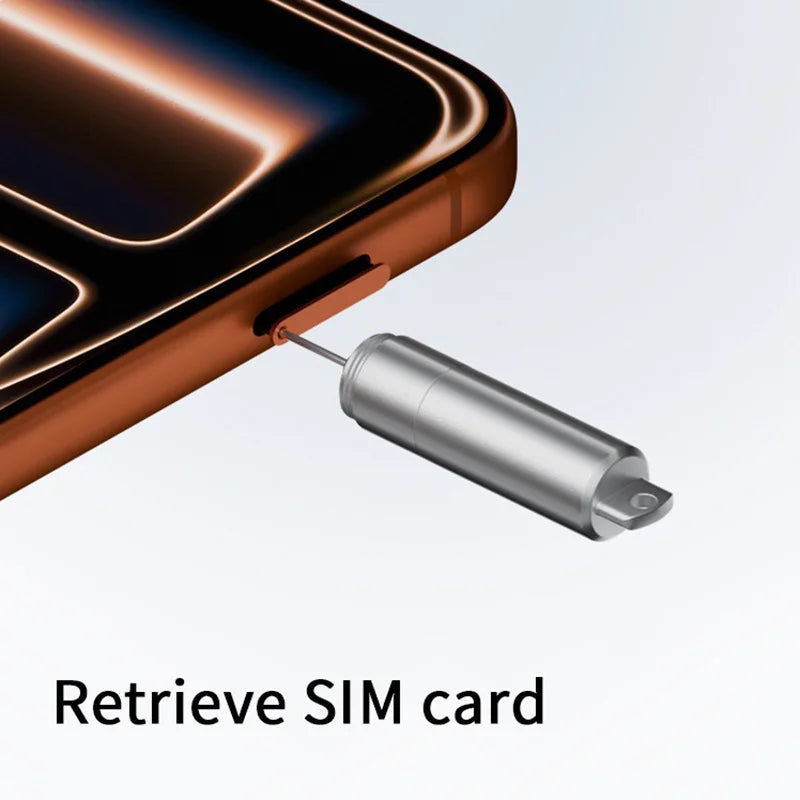 2-in-1 SIM Card Eject Pin & Earbuds Cleaning Brush Tool