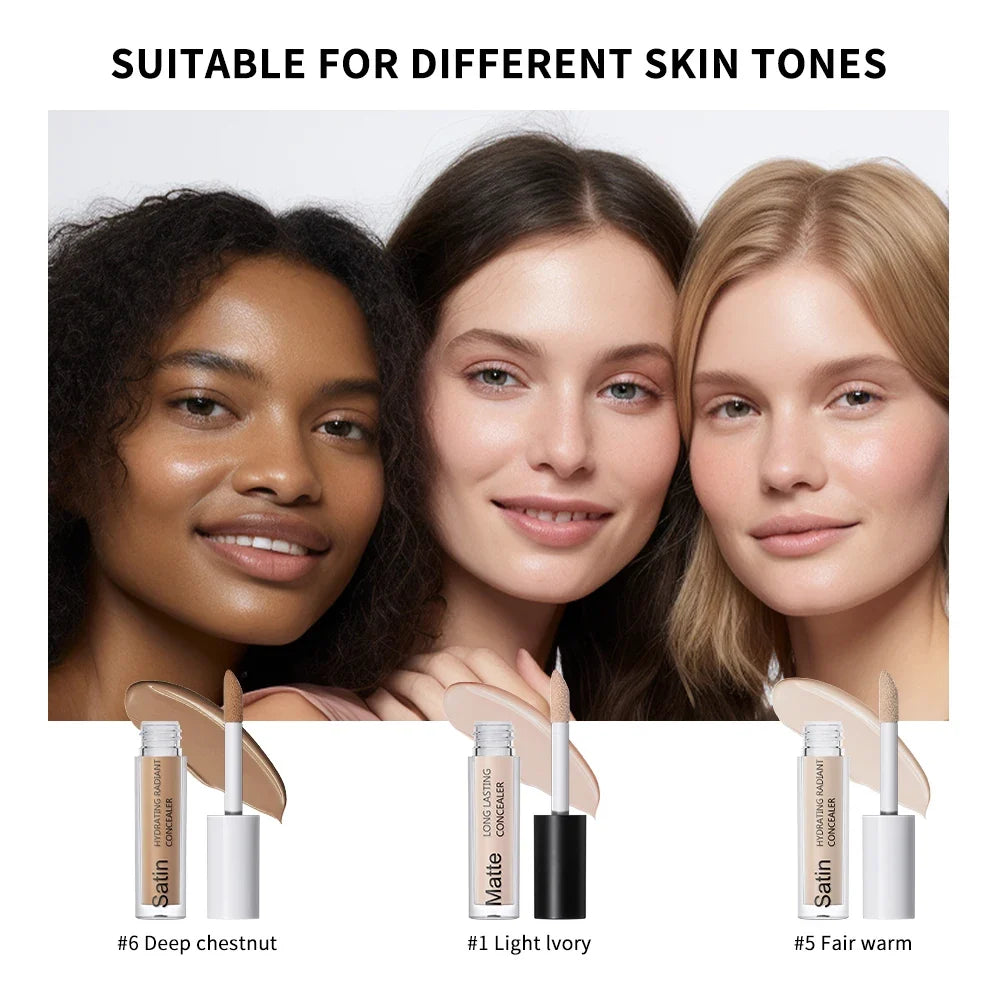Lakerain Liquid Concealer – Matte & Hydrating High Coverage
