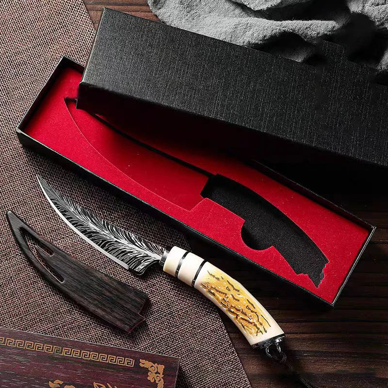 Damascus Steel Japanese Chef Knife – 10.5" Sharp Kitchen Blade