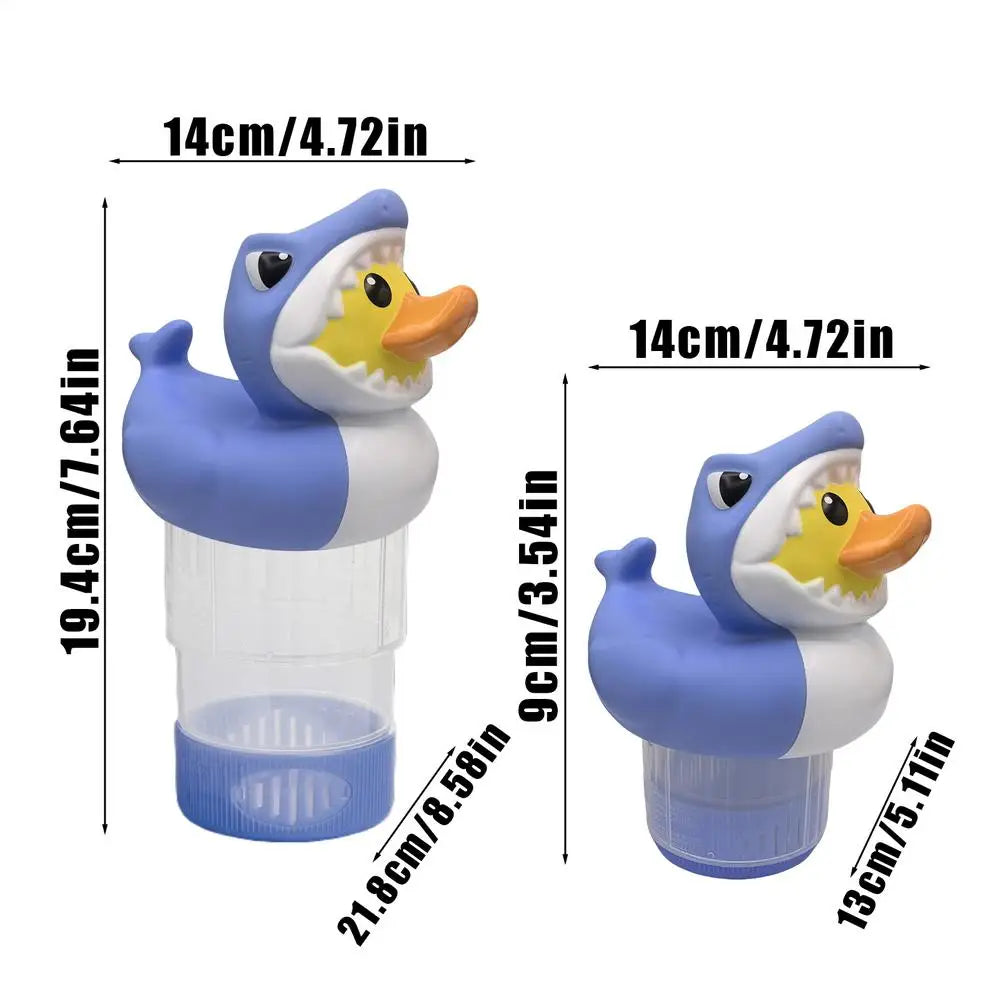 Duck Shark Floating Pool Chlorine Tablet Dispenser