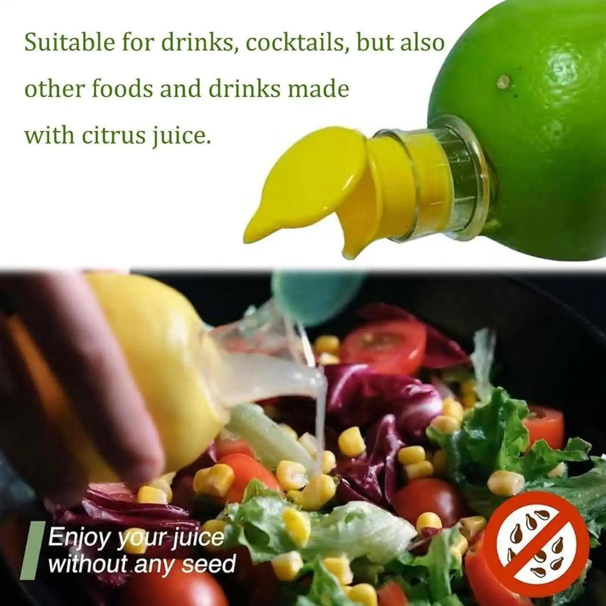 Portable Manual Lemon Squeezer with Filter | Citrus Juicer