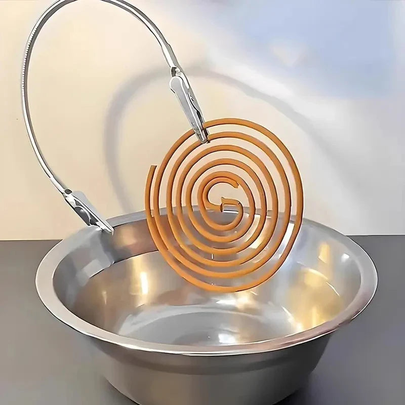 Stainless Steel Double-Headed Mosquito Coil Holder Clip