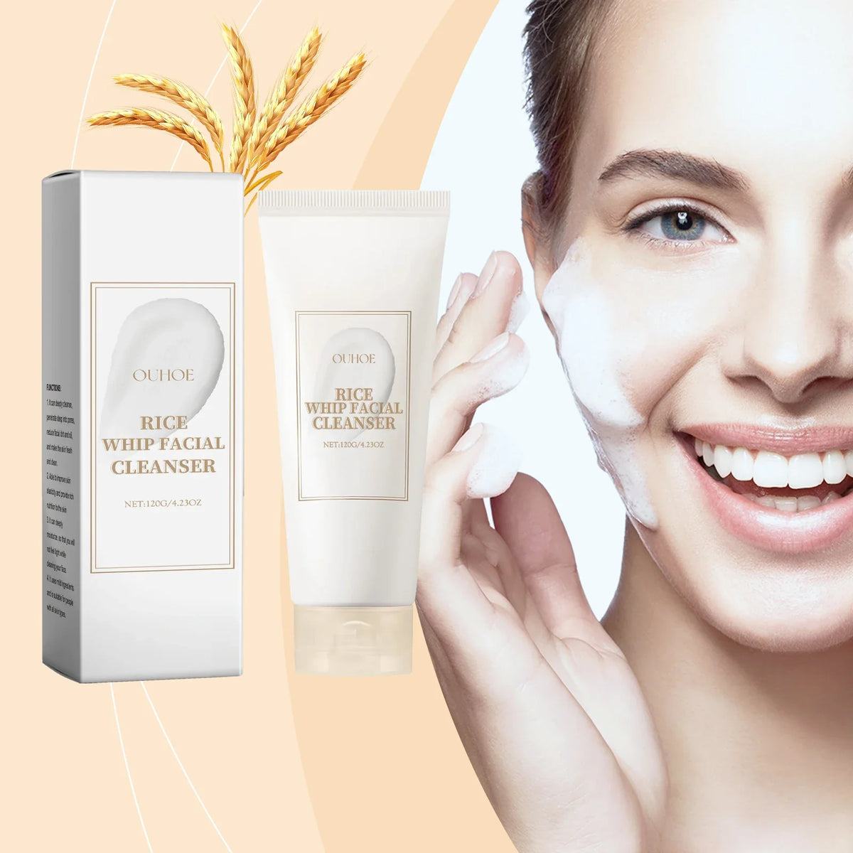 Rice Extract Face Wash – Oil Control, Pore Cleansing & Glow