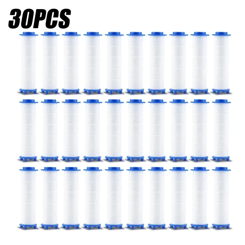 50-Pack Shower Head Filter Cartridges | PP Cotton Water Purifier