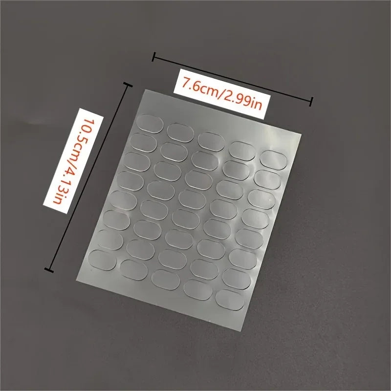 Transparent Double-sided Tape Pads Non-marking Anti-skid Adhesive DIY