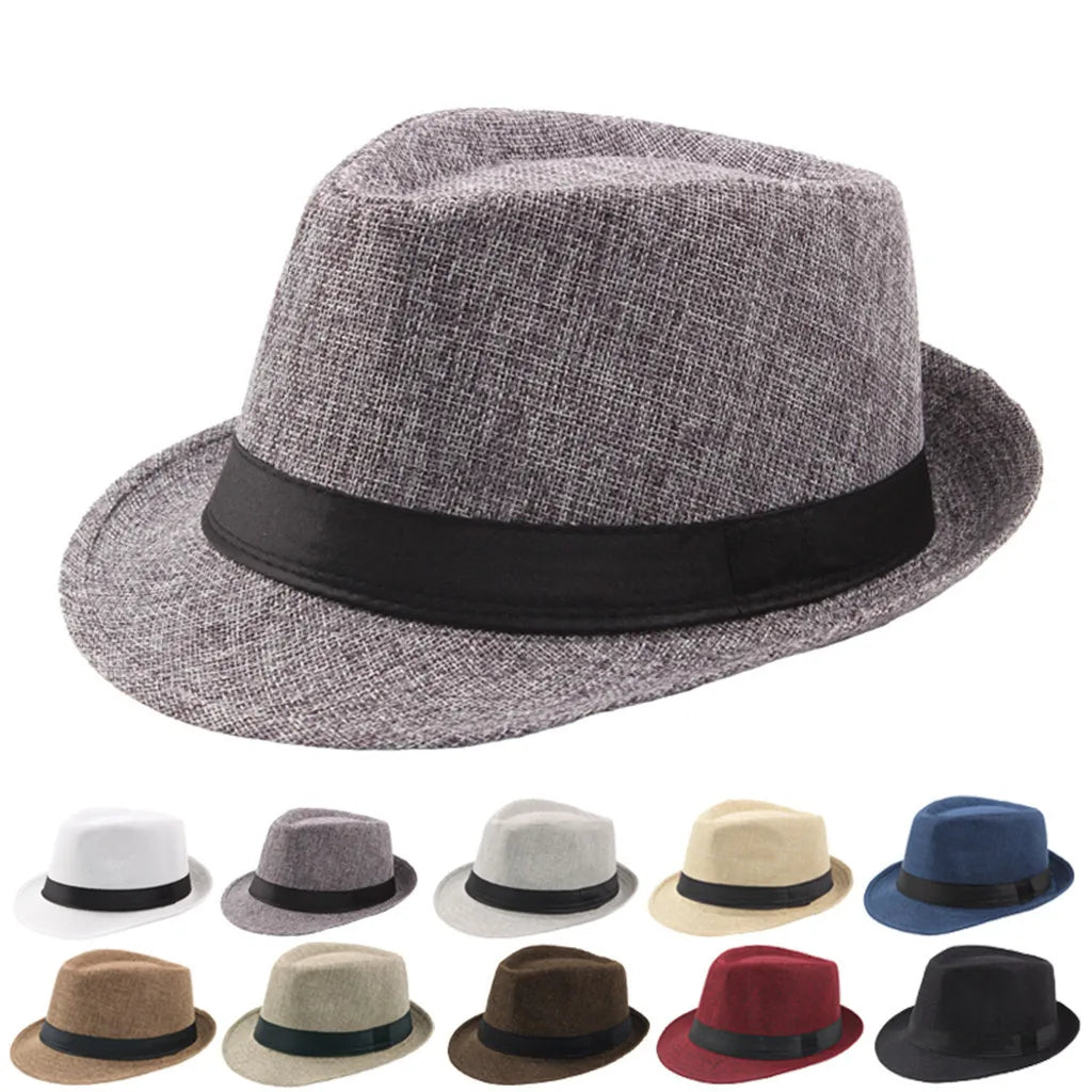 Jazz Fedora Hat – Unisex Breathable Summer Cycling Cap