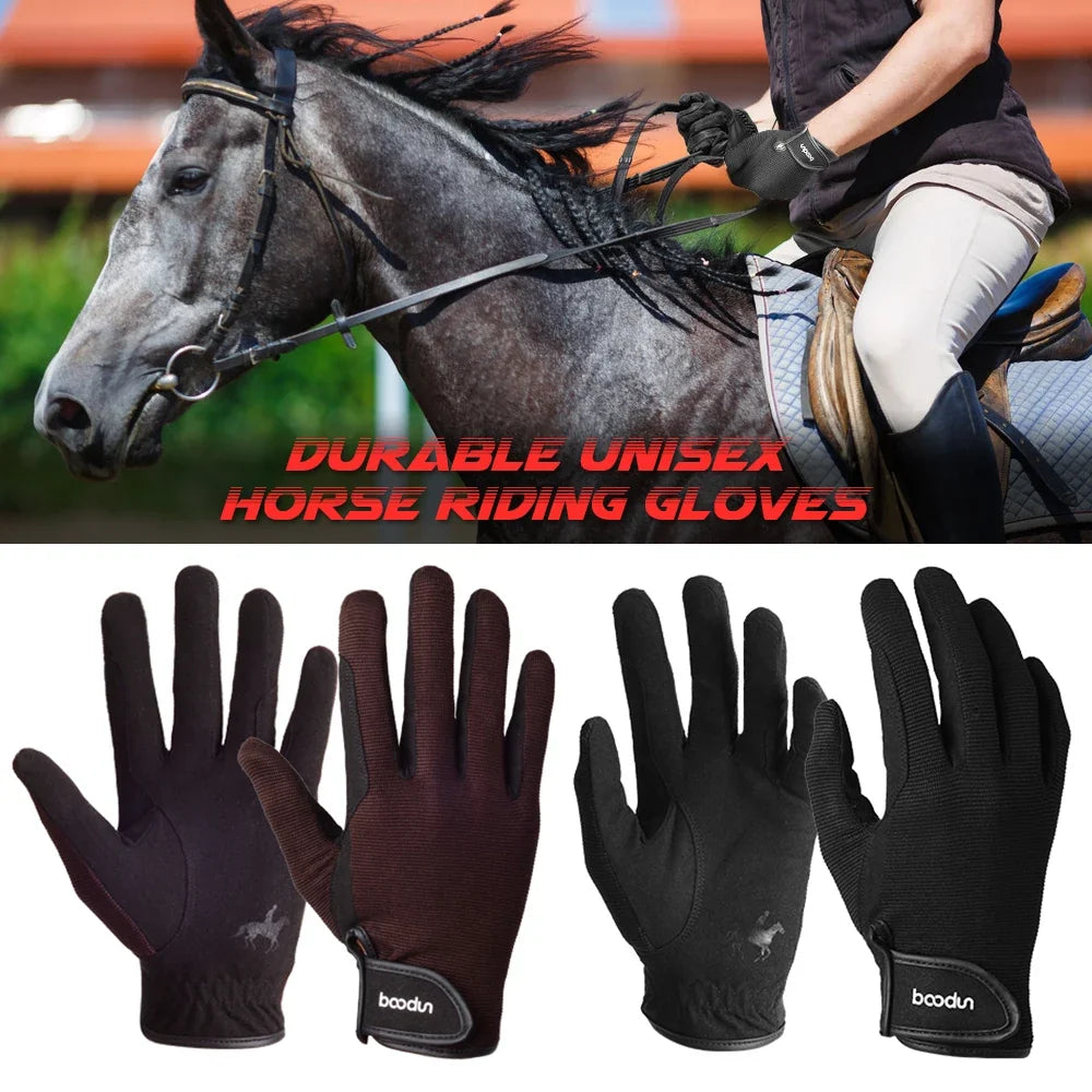 Professional Horse Riding Gloves Equestrian Horseback Men Women