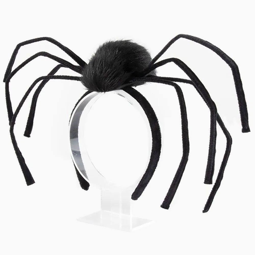 Halloween Spider Headband – Black Non-Slip Hair Hoop