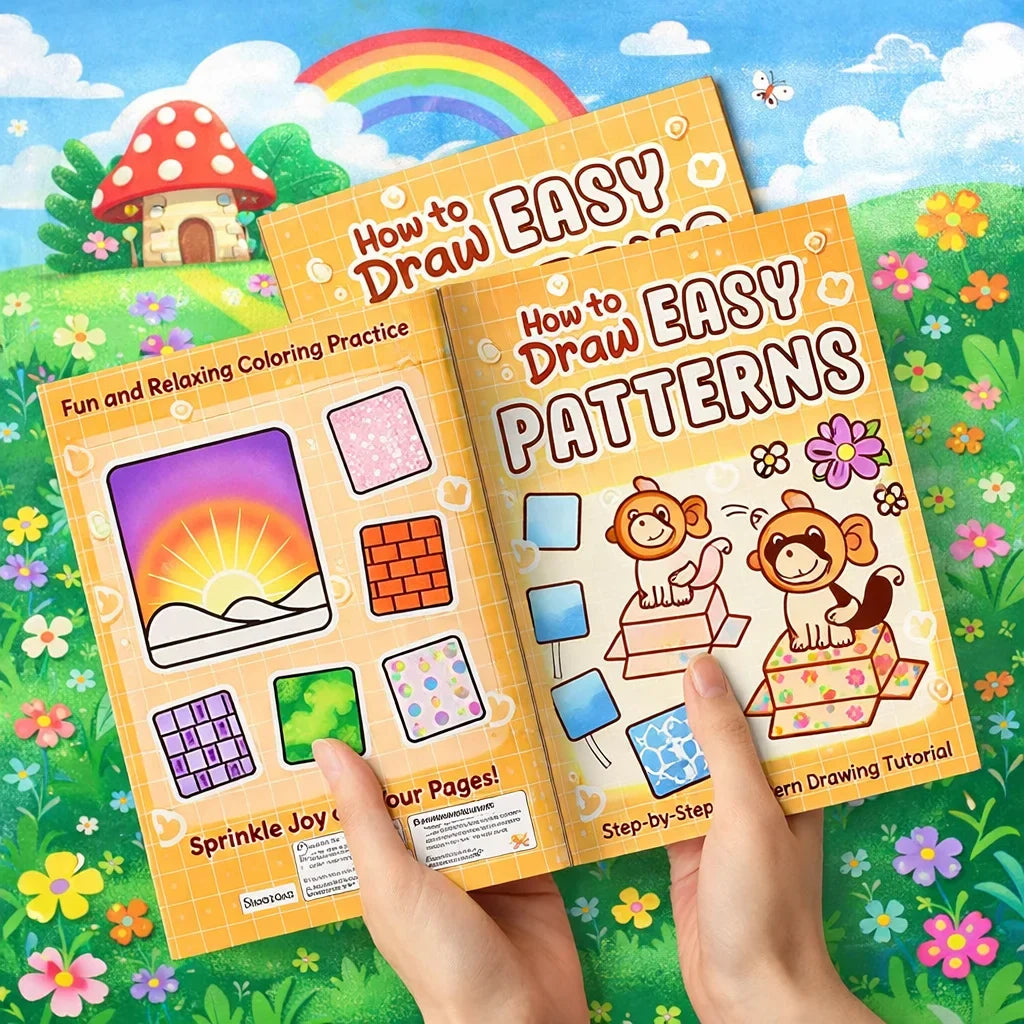 Adult DIY Coloring Book Bold Simple Home Leisure Relax Stress Relief