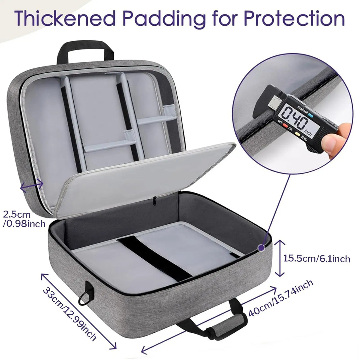 Audio Mixer Bag Compact DJ Case Adjustable Storage Scratch-resistant