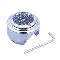 Motorcycle Handlebar Clock 7/8" & 1" Chrome Waterproof Glow Dial