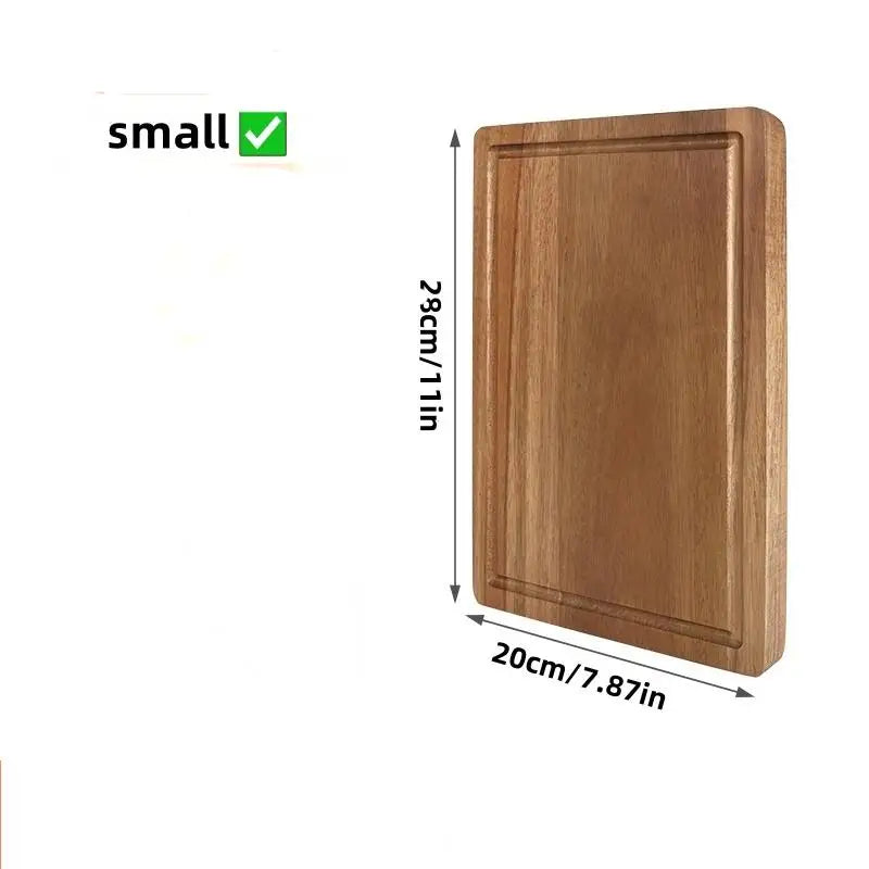 Wooden Cutting Board – Beech & Walnut Butcher Block Kitchen
