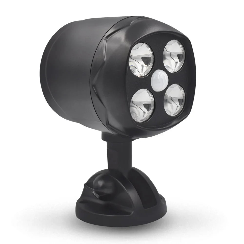 LED Motion Sensor Outdoor Wall Light | Battery Powered, Waterproof