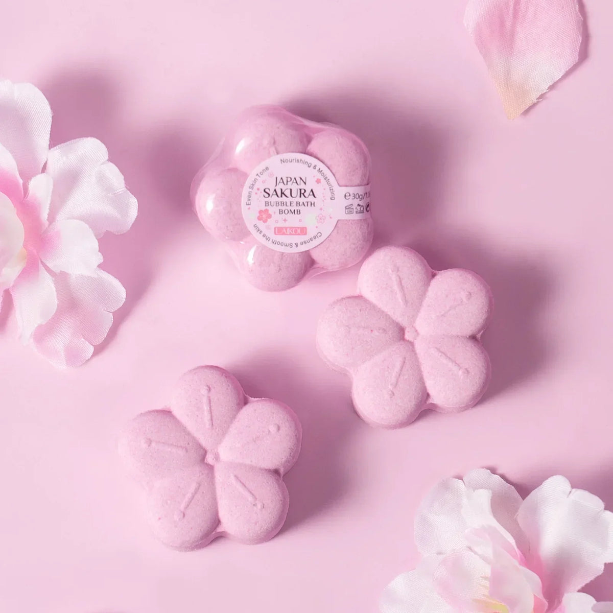 LAIKOU Aromatherapy Bath Bombs – Sea Salt Exfoliating & Relaxing