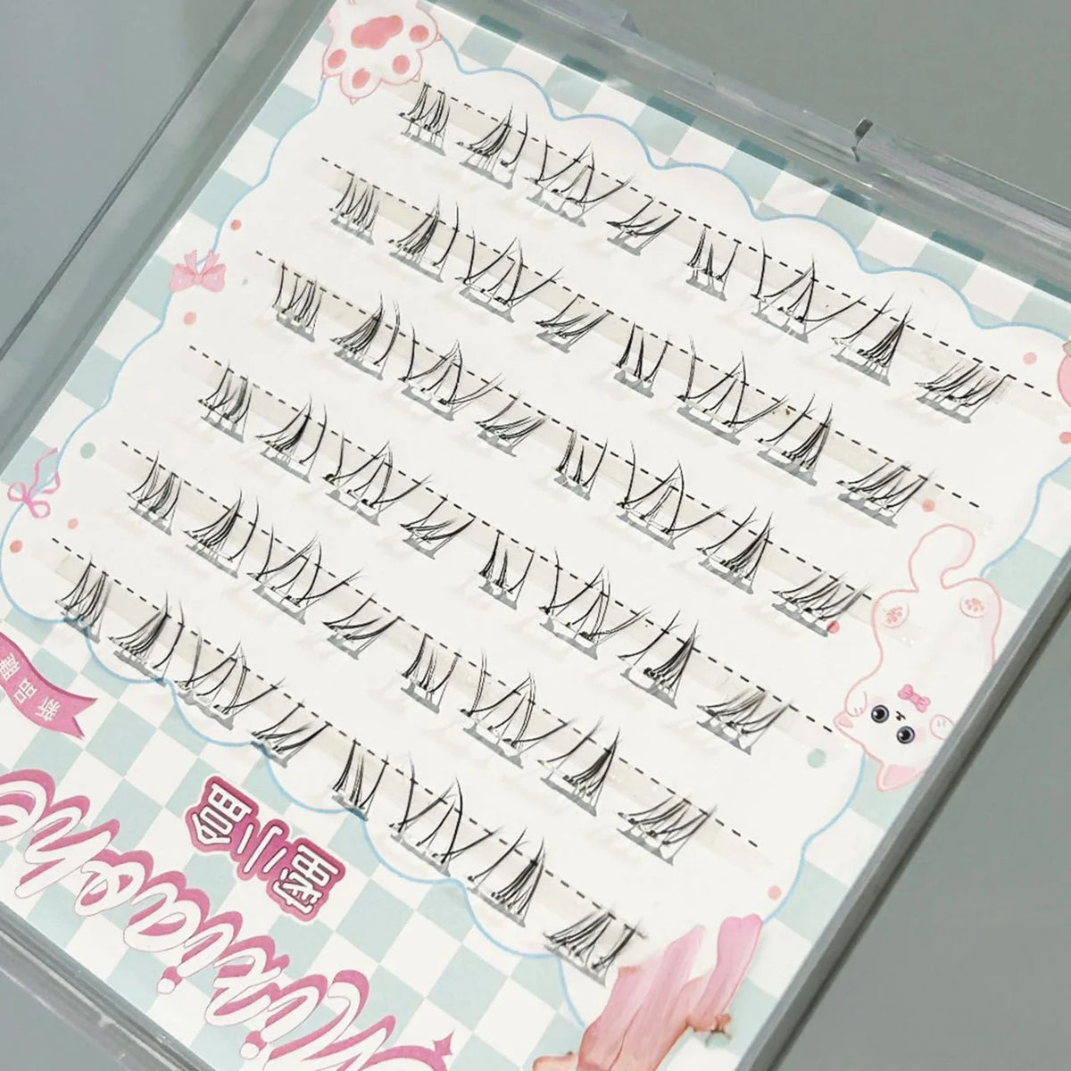 Invisible Band Lower Lash Clusters – No Glue, Natural Look