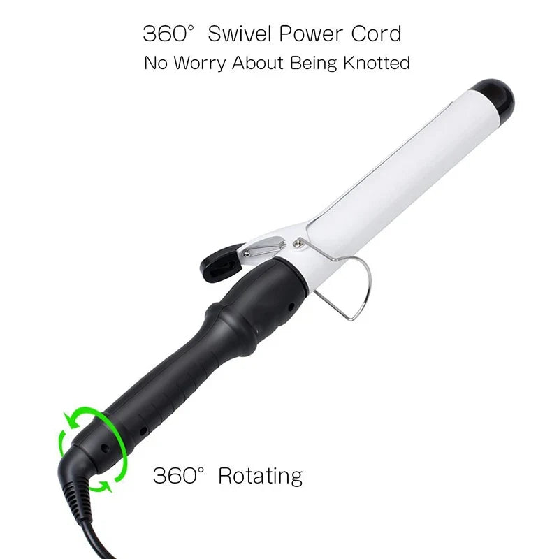 Ceramic Electric Hair Curler Roller | Rotating Portable Styler