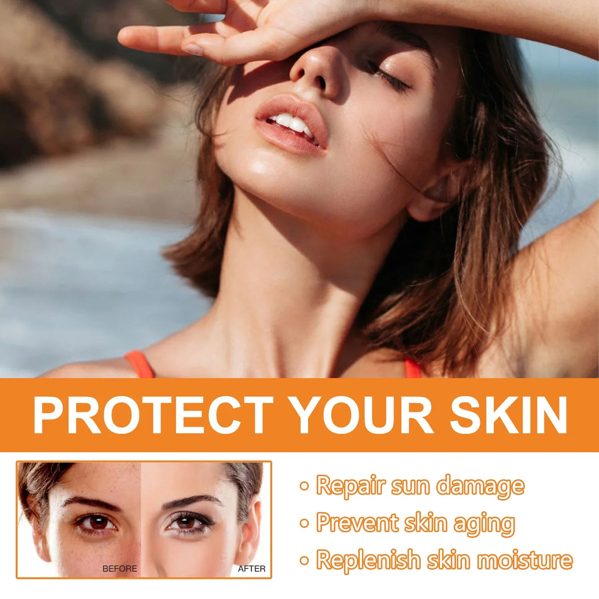 SPF 100+ Face & Body Sunscreen – Non-Greasy UVA/UVB Block
