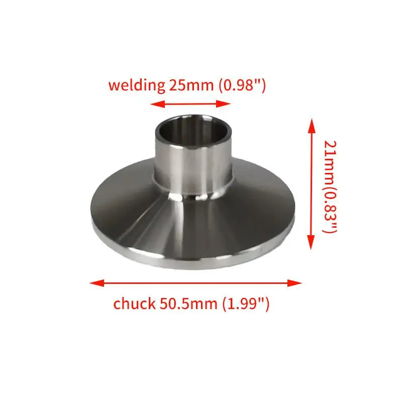 Welding Pipe Sanitary Fitting Weld Clamp Ferrule Fits Stainless Steel