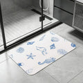 Mediterranean Shell Diatomite Bath Mat – Quick Dry Non-Slip