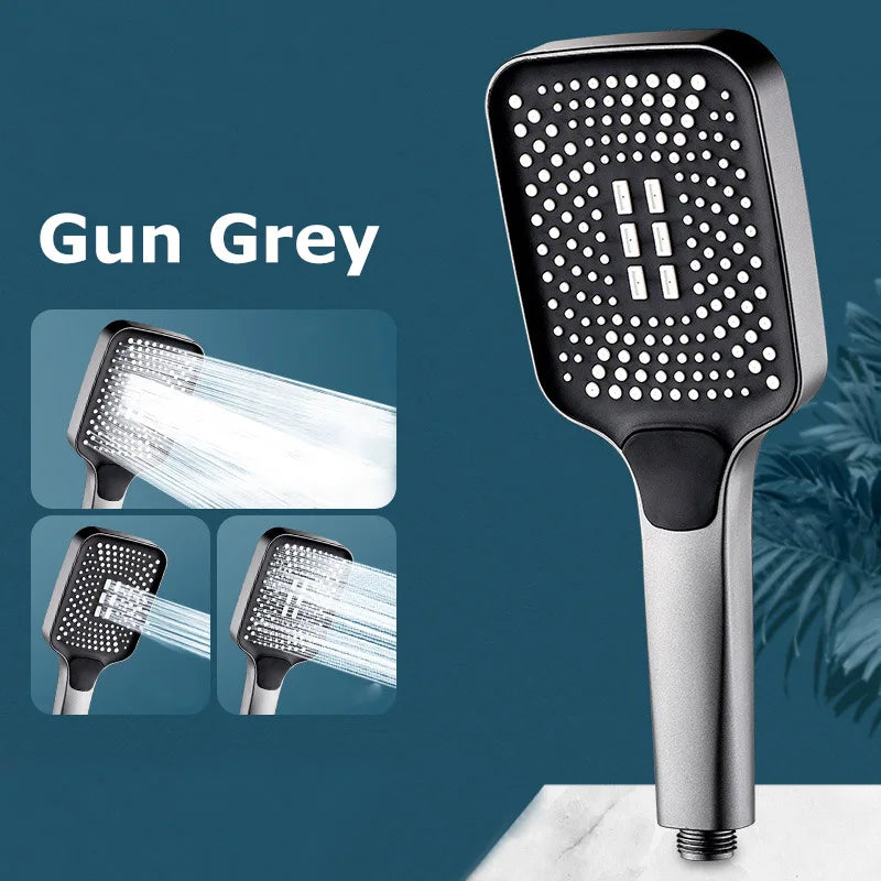 30cm Rainfall Shower Head – 360° Rotation, High Flow & Water Saving