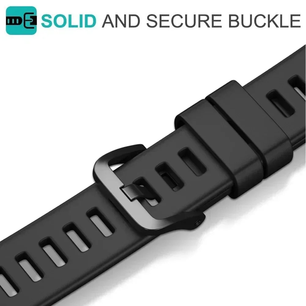 Silicone Sport Band Strap for Huawei Band 6 & Honor Band 6