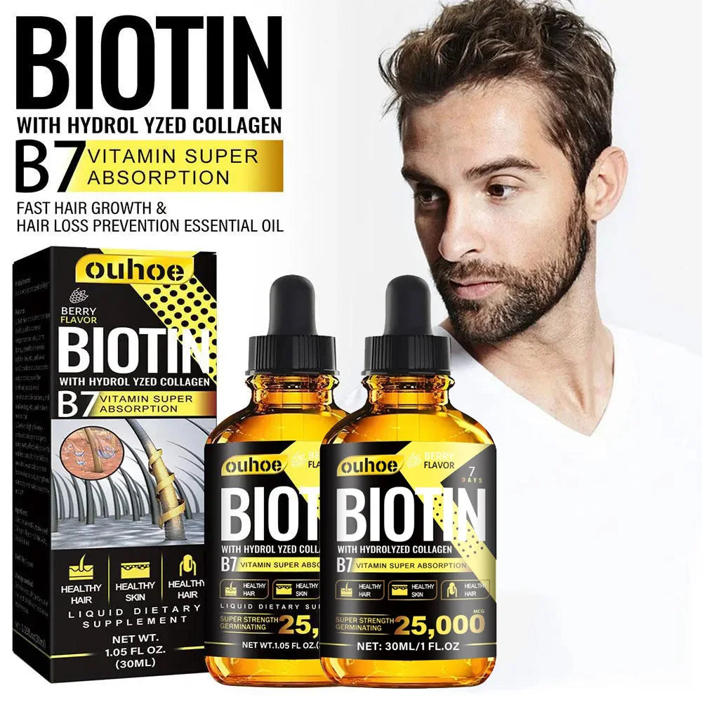 Collagen Biotin B7 Hair Growth Oil – Anti Hair Loss Treatment