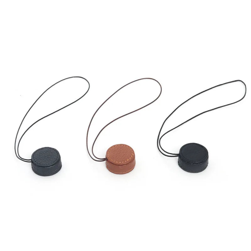 Leather Lens Cap for Instax Mini EVO | Foam Padded & Lanyard