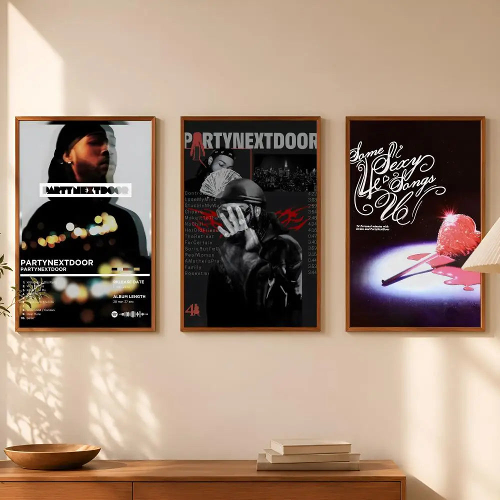 PARTYNEXTDOOR Self-Stick HD PVC Wall Poster – Waterproof